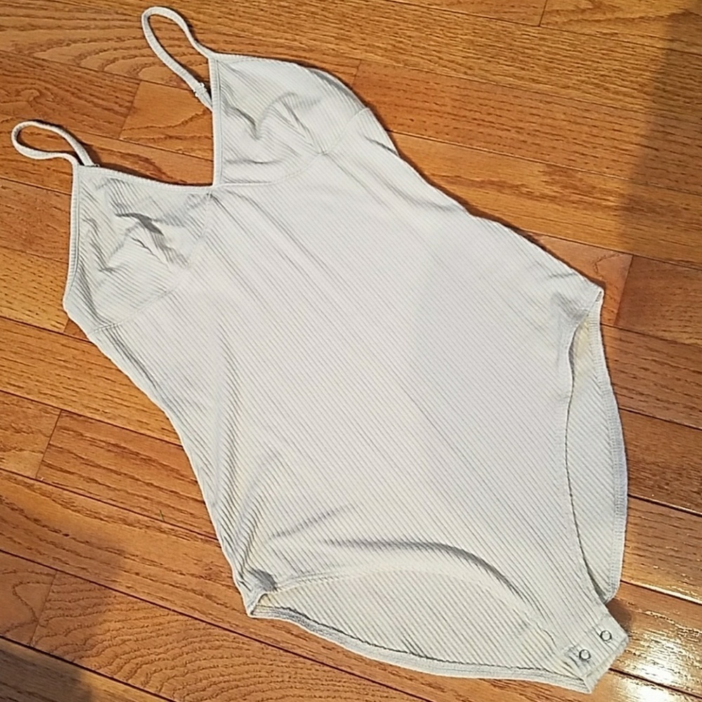Thin cream colored bodysuit, small from Forever 21